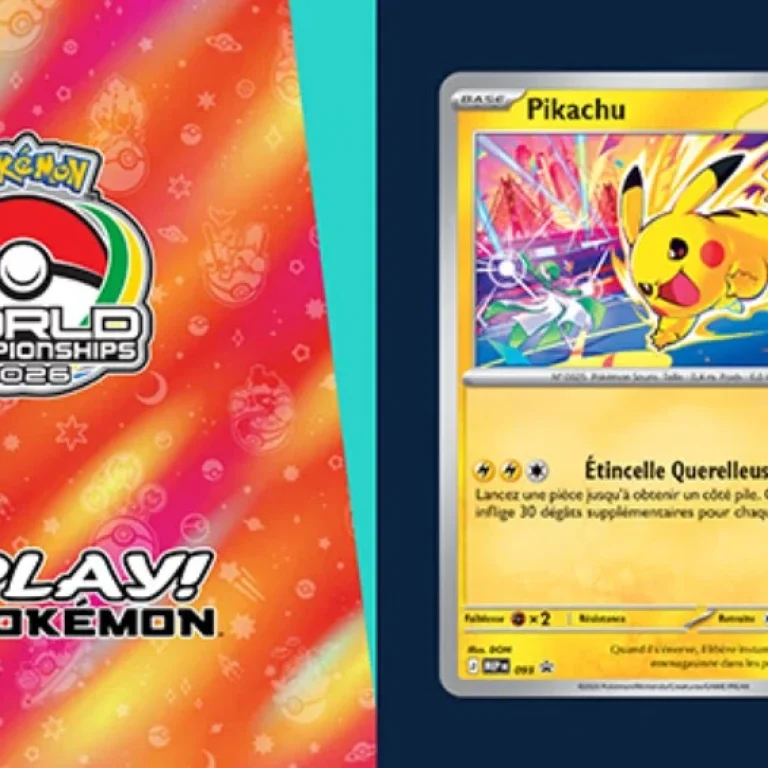 Cartes promo Worlds Pokémon 2026 et tournoi Play! Pokémon